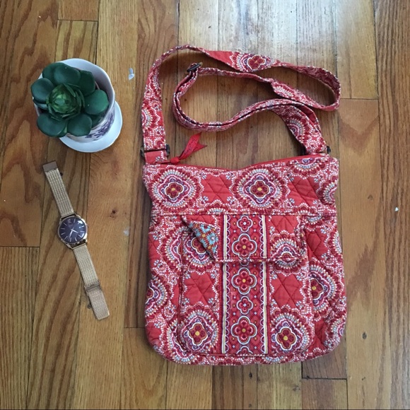 Vera Bradley Handbags - Orange Vera Bradley Crossbody